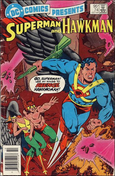 DC Comics Presents issue 74-B Canadian Price Cover