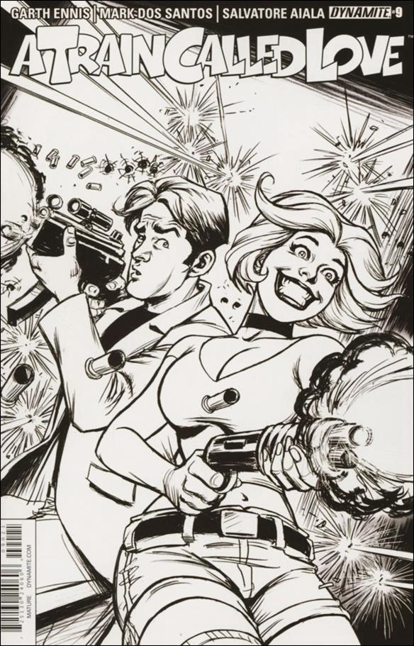 Train Called Love issue 9-B 1:10 Black & White Cover