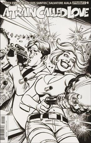 Train Called Love issue 9-B 1:10 Black & White Cover