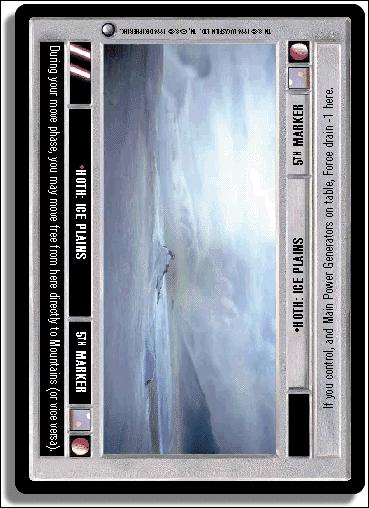 Star Wars: Hoth Limited (Base Set) card 66 Hoth: Ice Plains (5th Marker)