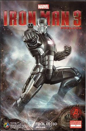 Marvel's Iron Man 3 Prelude issue 1-B Adi Ganov Regal Cinemas Cover