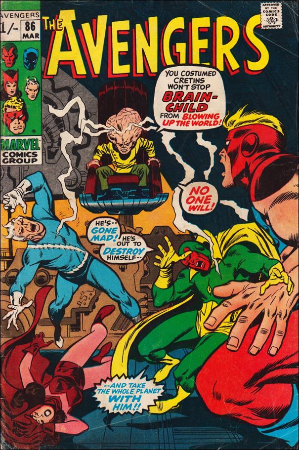 Avengers (1963) issue 86-B UK Price Cover