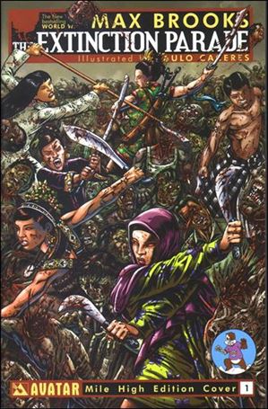 Extinction Parade issue 1-O Mile High Comics Cover 1/1000
