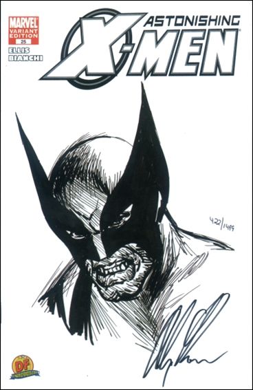 Astonishing X-Men (2004) issue 25-F DF Alex Ross Sketch Cover (Signed by Ross) 1/1499
