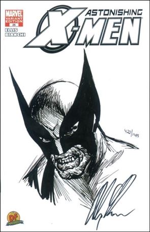 Astonishing X-Men (2004) issue 25-F DF Alex Ross Sketch Cover (Signed by Ross) 1/1499