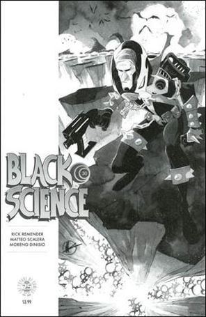 Black Science issue 30-C Matteo Scalera Spawn B&W Cover