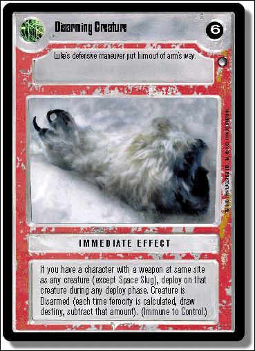 Star Wars: Hoth Limited (Base Set) card 118 Disarming Creature