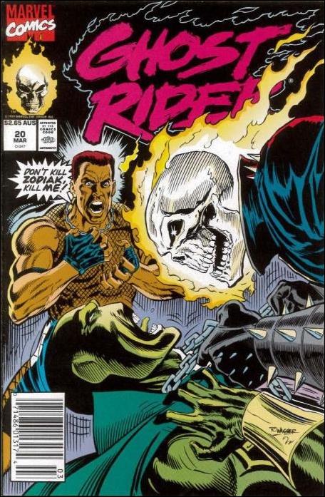 Ghost Rider (1990) issue 20-B Australian Price Cover