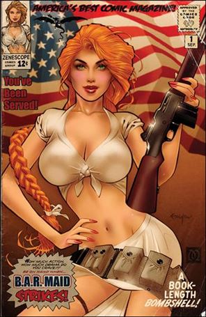 B.A.R. Maid issue 1-E Franchesco! Moore Editions Cover 1/500