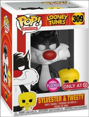 POP! Animation figure 309-B Sylvester & Tweety (Flocked) Target Exclusive