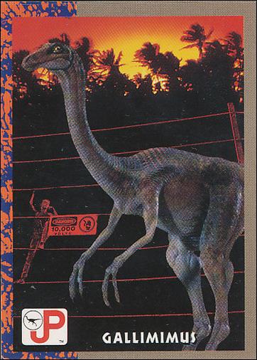 Jurassic Park (Base Set) card 6 Gallimimus