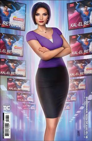 Superman: Son of Kal-El issue 18-D Nathan Szerdy 1:25 Cardstock Cover
