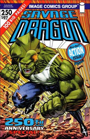 Savage Dragon (1993) issue 250-H Erik Larsen Cover (2nd Printing)