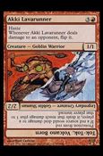 Magic the Gathering: Champions of Kamigawa (Base Set) card 153 Akki Lavarunner