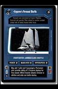 Star Wars: Death Star II Limited (Base Set) card 71 Emperor's Personal Shuttle