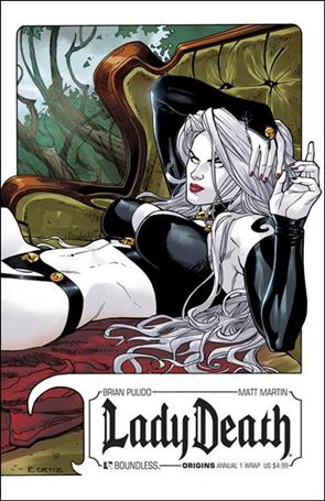 Lady Death Origins Annual issue 1-B Wraparound Cover