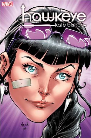 Hawkeye: Kate Bishop issue 1-B Todd Nauck Marvel Headshot Cover