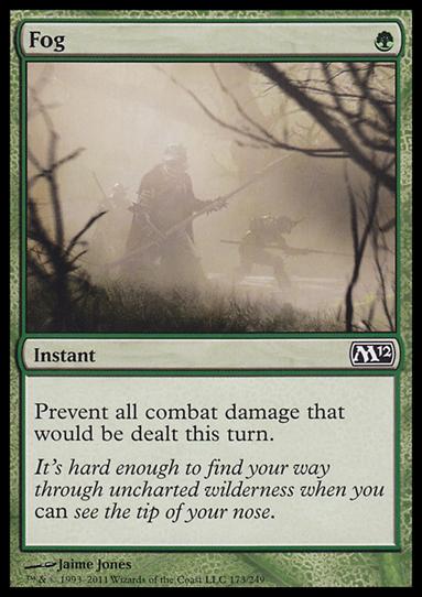 Magic the Gathering: 2012 Core Set (Base Set) card 173 Fog