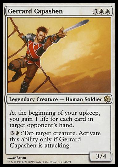 Magic the Gathering: Duel Decks: Phyrexia vs. the Coalition (Base Set) card 46 Gerrard Capashen