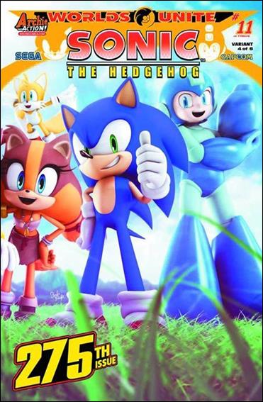 Sonic the Hedgehog (1993) issue 275-E Rafa Knight Wraparound Cover