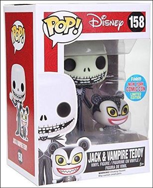 POP! Disney figure 158 Jack & Vampire Teddy NYCC 2015