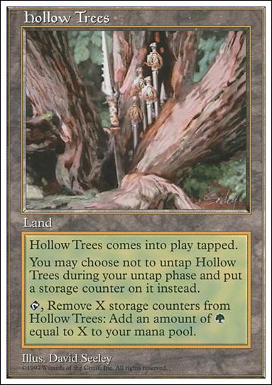 Magic the Gathering: 5th Edition (Base Set) card 418 Hollow Trees