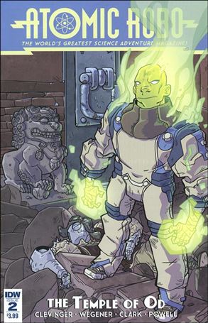 Atomic Robo and the Temple of Od issue 2 Scott Wegener Cover