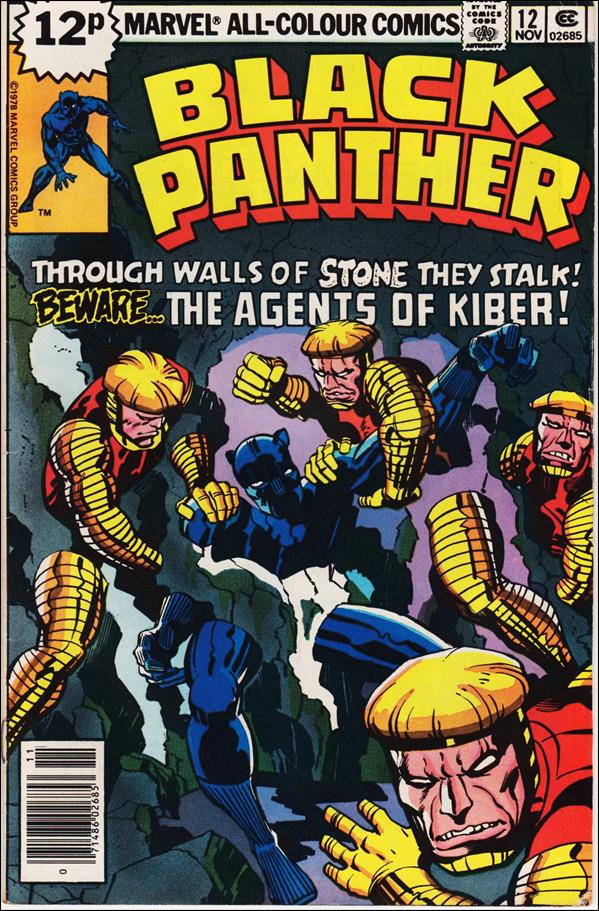 Black Panther (1977) issue 12-B UK Price Cover
