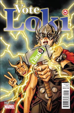 Vote Loki issue 2-B Dave Johnson 1:25 Cover