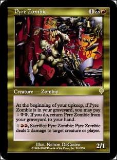 Magic the Gathering: Invasion (Base Set) card 261 Pyre Zombie