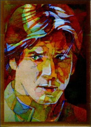 Star Wars Galaxy: Series 7 (Foil Subset) card 12-B Han Solo - Bronze Foil