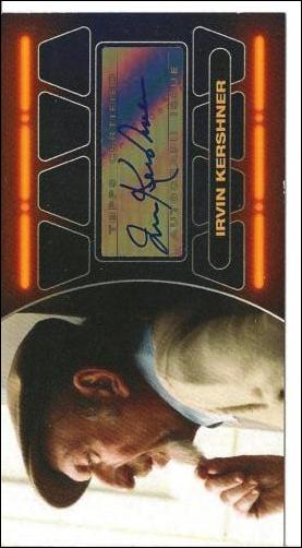 Empire Strikes Back 3D Widevision (Autograph Subset) card nn-IK Irvin Kershner (Director)