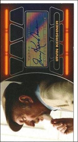 Empire Strikes Back 3D Widevision (Autograph Subset) card nn-IK Irvin Kershner (Director)