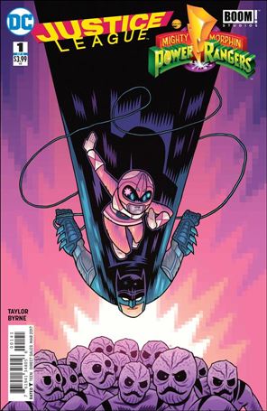 Justice League/Power Rangers issue 1-B Dan Hipp Cover