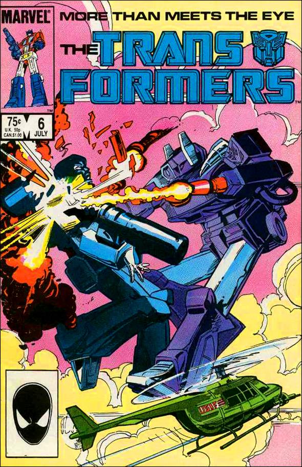 Transformers (1984) issue 6-E Direct Edition Cover (3rd Printing)