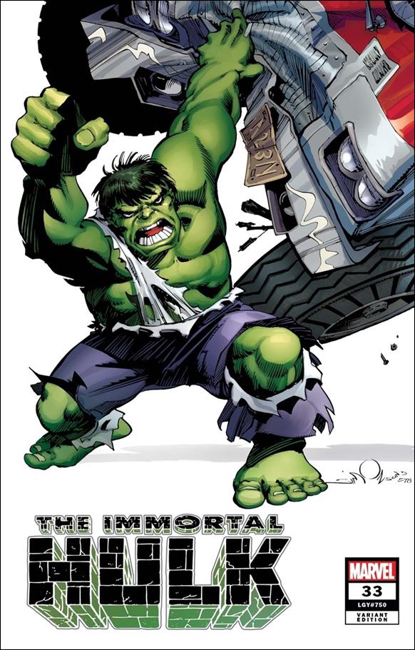 Immortal Hulk issue 33-G Walter Simonson 1:100 Hidden Gem Cover