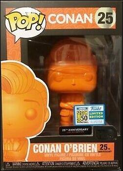 POP! Conan figure 25 Conan O'Brien 25th Anniversary (Orange) SDCC 2019