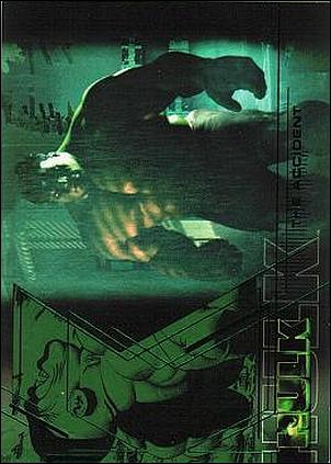 Hulk Film and Comic Cards (Base Set) card 65 The Accident