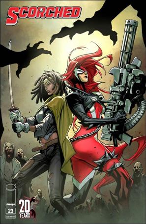Scorched issue 23-C Stephen Segovia TWD 20th Anniversary Cover
