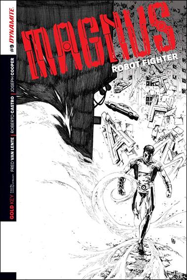 Magnus Robot Fighter (2014) issue 9-C Jonathan Lau 1:10 Black & White Cover