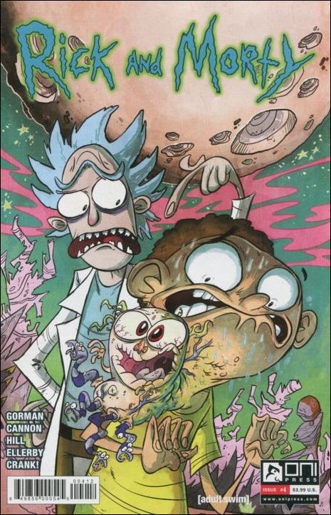 Rick and Morty (2015) issue 4-C Drew Rausch Second Printing Cover