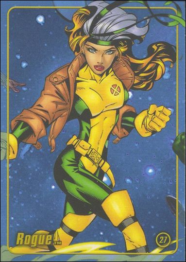 Marvel Heroes Figure Factory: Series 1 (Base Set) card 27 Rogue