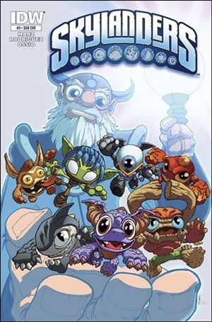 Skylanders issue 3-B Mike Bowden Subscription Cover