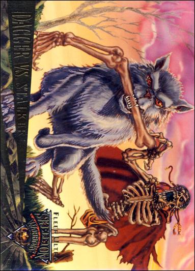 Fleer Ultra Skeleton Warriors (Base Set) card 79 Dagger vs. Stalker