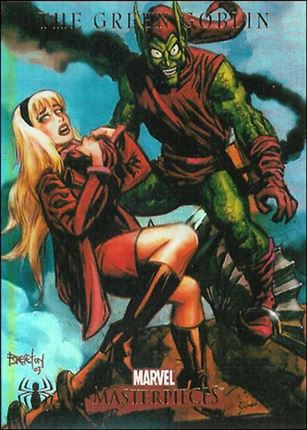 2007 Marvel Masterpieces (Spider-Man Parallel Foil Subset) card S5 The Green Goblin