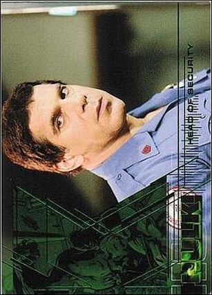 Hulk Film and Comic Cards (Base Set) card 41 Head of Security