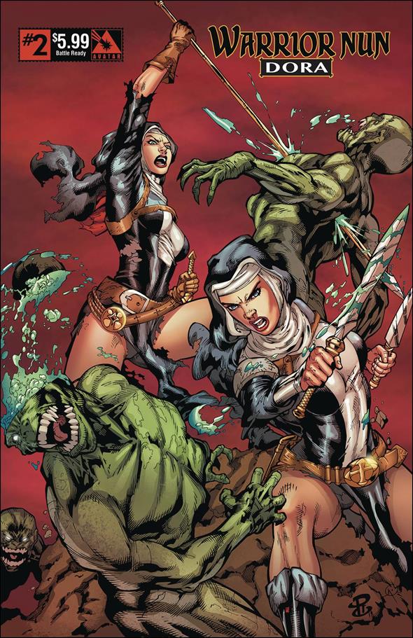 Warrior Nun Dora issue 2-K Renato Camilo Battle Ready Cover