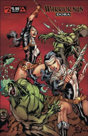 Warrior Nun Dora issue 2-K Renato Camilo Battle Ready Cover