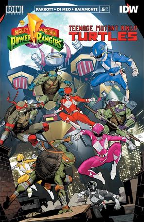 Mighty Morphin Power Rangers/Teenage Mutant Ninja Turtles Cover Image 2