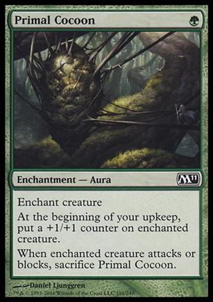 Magic the Gathering: 2011 Core Set (Base Set) card 191 Primal Cocoon